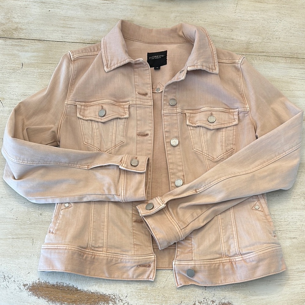Women's Light Pink Denim Jacket